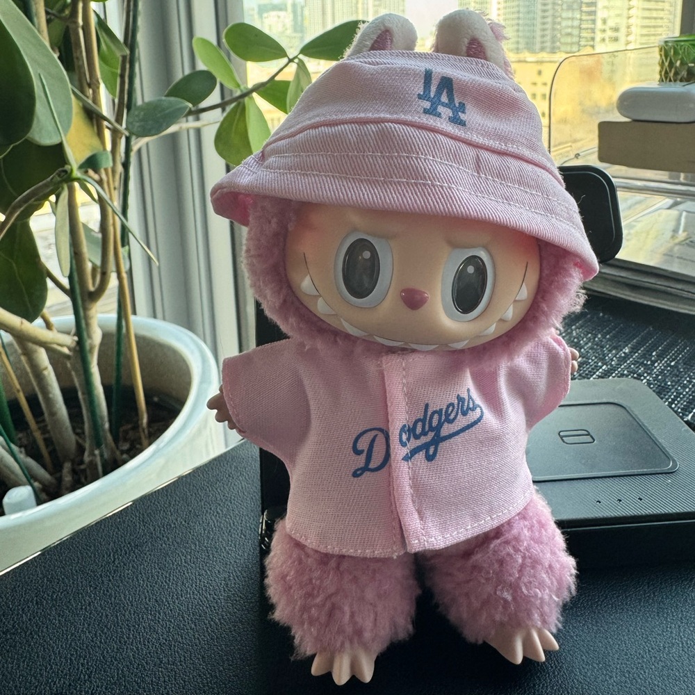Pink Plush Toy with Hat